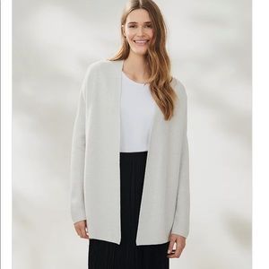 The White Company Cardigan Sweater Gray 